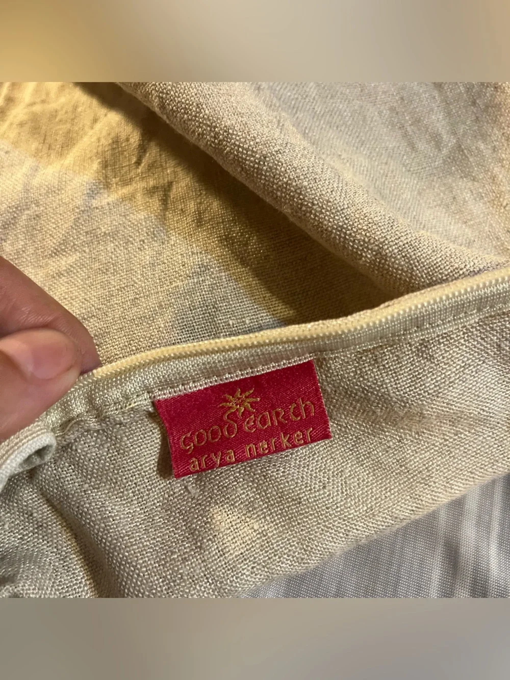 Good Earth India Luxury Textile Pillow Cover Cotton Muslin Collection